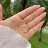Wholesale Jewelry Simple Style Classic Style Little Bear Copper Zircon 18K Gold Plated Inlay Pendant Necklace