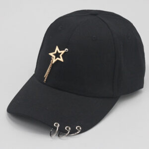 Five-pointed star Black / Adjustable