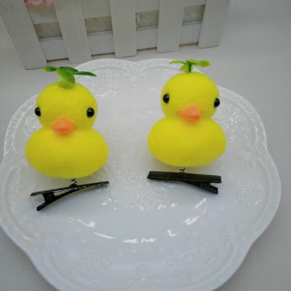 oly-9fe945b98adb3c10586a139454eca6c0 Wholesale head long grass hairpin head decorations yellow duck hairpin female