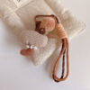 Wholesale HD11288A06 Fresh Mori Korean Style Ins Style Fabric Mushroom Car Keychain Pendant Bag Pendant Mobile Phone Chain