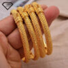 oly-a014ada32977c3bec3df92a3c8121e20 Wholesale Sand Gold Buckle Opening Gold Bracelet Women's Niche Exquisite Carving Craft Bracelet Live Carving Style
