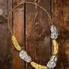 Wholesale Waterproof Non Tarnish Peanut Necklace For Women Featuring 18K Real Gold Plated Electroplated 304 Stainless Steel With Handmade Chain