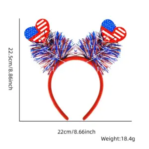Double Love Color Stripes / Fan Headband