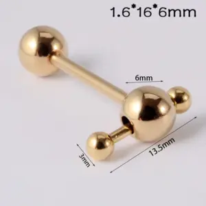 Through-Hole Ball-Gold