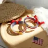 Wholesale Cute Waterproof Non Tarnish Plastic Bow Tie Wristband With Tube Chain, 0.03µm Coating Thickness, For Couples