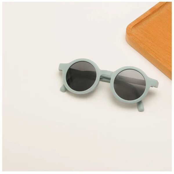 oly-a0c507f0860c71d58fdc0b533080a9ef Wholesale Children's Folding Sunglasses Boys and Girls Round Shade Frosted Casual Easiest for Match Sunglasses