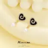 Wholesale Heart Shape Stud Earrings For Women With 925 Sterling Silver Posts, Copper Base, 14K Real Gold Plated Bezel Setting And Zircon Inlay