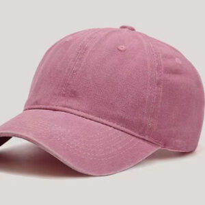 Pink coated washed cotton