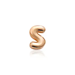 Rose Gold Letter S