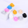 Wholesale cowboy hat silicone beads food grade baby tooth glue diy jewelry accessories hat loose beads