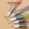 Wholesale Double-headed nail silicone pen sticker pressing stick multifunctional magic mirror powder smear carved glue nail tools
