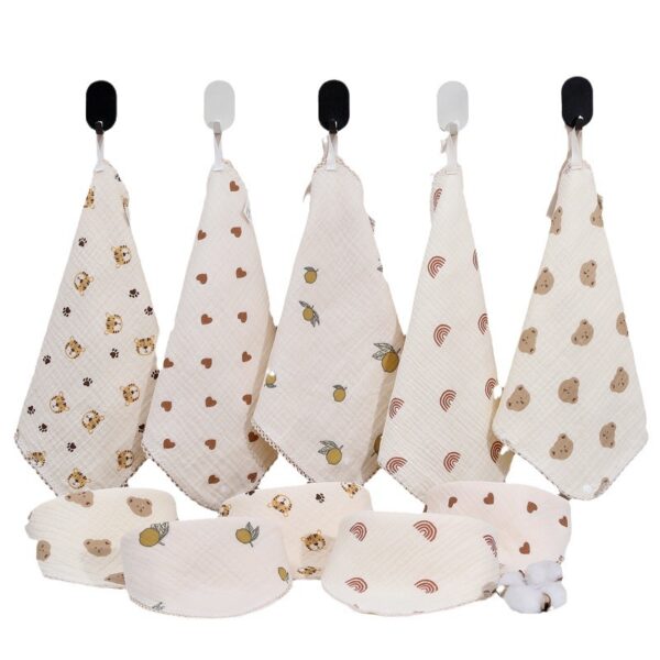 oly-a13be6c4114f5917bf5146535c4f8b36 Wholesale Baby bib cotton bib baby triangle towel newborn anti-spitting milk water bib children scarf saliva
