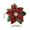 Wholesale Elegant Rose Ball Fashion Alloy Plated Metal Brooch Pin Unisex Stylish Leaf Pattern Zinc Alloy Jewelry Accessory