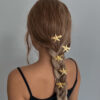 Wholesale Summer High-grade Niche Marine Style Alloy Headwear Large Scallop Texture Striped Hairpin Hair Accessories for Women