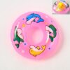 Wholesale No.8 inflatable mini swimming ring milk tea shop donut small swimming ring baby bathing swimming ring toy accessories