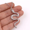 Wholesale Popular Jewelry Snake-Shaped Element Necklace Personalized Fashion Retro Snake Pendant Sweater Chain for Women