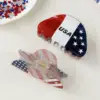 Wholesale American Flag Hair Claws For Women In Acrylic, Commute Style Hairpin Perfect For Independence Day And Spring