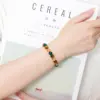 Wholesale JD Jewelry 7A Natural Yellow Tiger Eye Green Agate Yellow Crystal Geometric Pattern Mixed Beaded Bracelet Fashion Personality Bracelet
