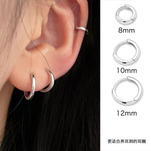 A902 medium-(1.0cm) earring bone nail ear piercing ear bone ring