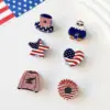 Wholesale American Flag Hair Claws For Women In Acrylic, Perfect Hairpin Accessory For Independence Day And Spring