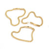 Wholesale Emanco Stainless Steel Gold-Plated Bracelet Fashionable Cuban Chain Bracelet Product Engraved Hand Jewelry