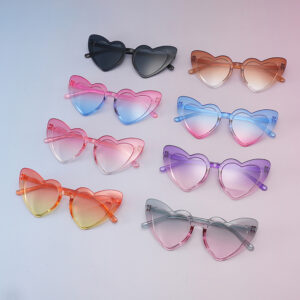 Wholesale 2025 New Cross-Border European and American Style Love Children's Sunglasses Cute Super Cute Baby Sunglasses Manufacturer