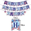 Wholesale 4th Of July Happy Independence Day Decorations American National Day Scene Flag Hanging Decorations Holiday Party Supplies