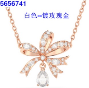 Wholesale Copper zircon evil eye necklace with pearl tassel clavicle chain pendant