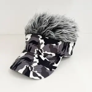 Camouflage-grey Wig / adjustable