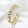 Wholesale Women’s Electroplated Copper Bangle With Zircon Inlay In Colour