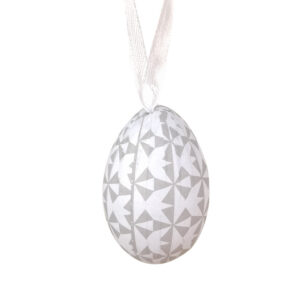 4*6cm paper-wrapped egg easter egg black and white flower 1 piece