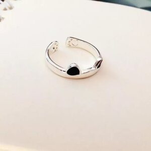 Black cat ring (without gift box)