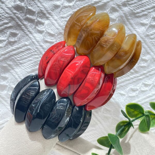Wholesale Explosions Fashion Fashion Women's Sizzy Acrylic Bracelet Personality Trend Exaggerated Handmade Bracelet