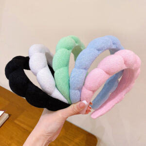 oly-a2861bc61e87860f60d1df85b2b9e06a Wholesale European and American fashion blogger online popular ins twist hairband high cranial top headband SPA headband face wash makeup hair accessories