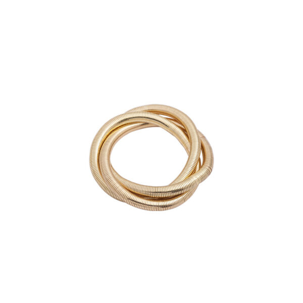 Wholesale Exaggerated Multi-layer Elastic Bracelet Personality Design Irregular Retro Temperament Winding Bracelet for Women