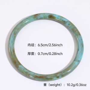 9# bracelet-light green-round-narrow side
