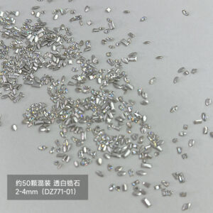 White mini zircon mixed pack (dz771-01)