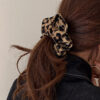 Wholesale South Korea Autumn and Winter Vintage Hair Ring Head Rope Leopard Print Pan Head High-end Hair Ring Large Bowel Hair Ring Women’s Hair Accessories