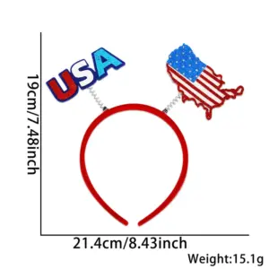 USA Map Style / Party Headband