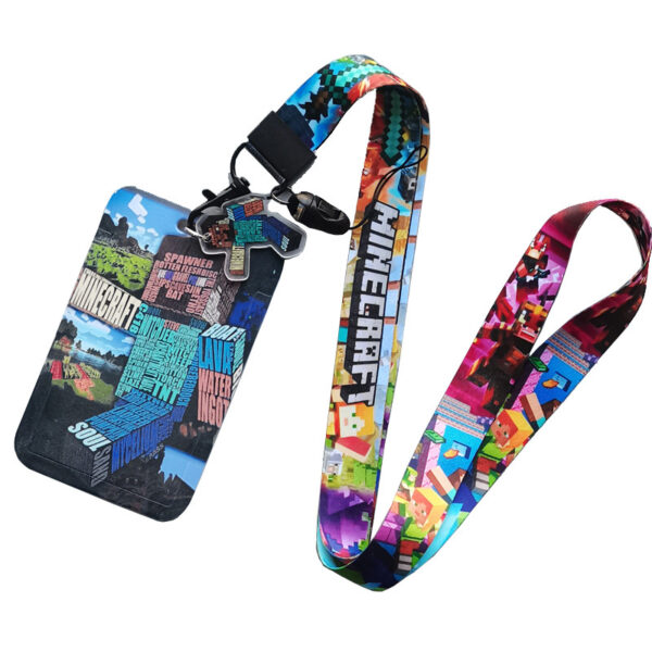 oly-a322654df4bf4ab232ff5022ade95501 Wholesale Cartoon Animation Hard Bus Push Card Set Heat Transfer Student Campus Polyester Lanyard Work Badge Meal Card OLY Exclusive