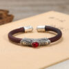 oly-a326ecd0d0013387d19b92e906e42eb2 Wholesale Xizang Caulis Spatholobi Bracelet Unisex Xizang Silver Rattan Bracelet Ethnic Style Retro Art Natural Rattan Bracelet