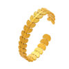 oly-a33ccf140775dab8aeae35902aca3073 Wholesale Retro Gold Bracelet Asymmetrical Titanium Steel Bracelet C-Shaped Opening Stainless Steel Adjustable Bracelet for Women