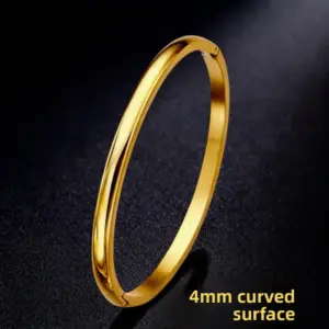 40-A-3 Outer Radian Gold 4mm Bracelet