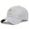 Wholesale American Flag Women's Hip-Hop Baseball Cap With Curved Brim For Outdoor Use, Made Of Polyester Featuring Embroidery