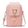 Wholesale Embossed mini bag with pearl charm, phone case, shoulder bag, mini bag