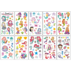 Mermaid B series 10 sheets/set / 68*120MM