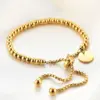 Wholesale PVD Coated 18K Real Gold Plated Geometric Titanium Steel Simple Style Bracelets