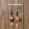 oly-a382238d3b12430778b0c5efb78ed369 Wholesale Style Handmade Jewelry, Grass-Dyed Earrings, Persimmon-Dyed Niche Design, Ethnic Style, Style Style