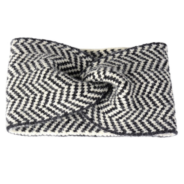 Wholesale Explosions Knitted Striped Letter Crossed Wool Hair Band Women's Autumn and Winter Hair Band Turban Knitted Hair Ring