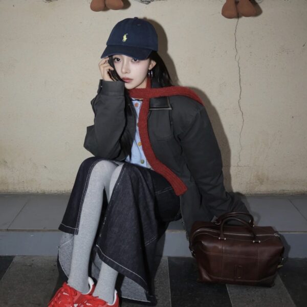 Wholesale Baseball Cap Pure Cotton High-End Face-Slimming Deep Brim Duckbill Cap Po Pony Hat
